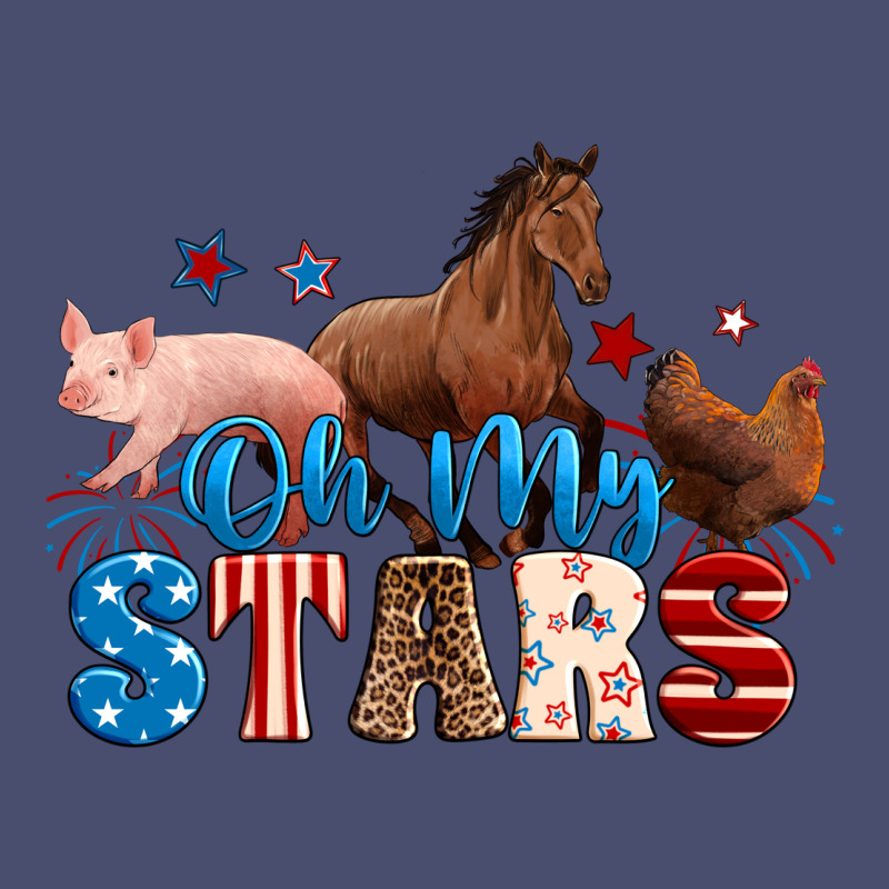 Horse Pig Chicken With Oh My Stars Vintage Tee by Neo Western | Teevron