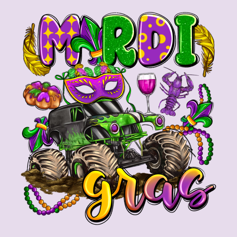 Mardi Gras Monster Truck Premium Hoodie by LillyAllenDesigns | Teevron