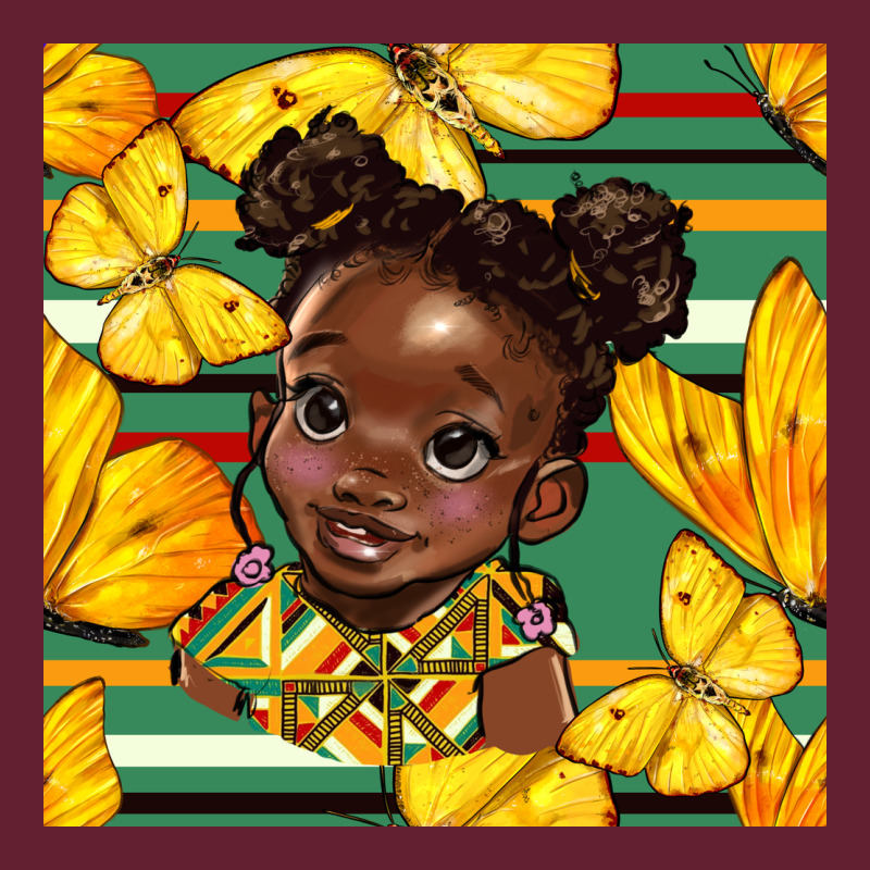 Juneteenth Afro Girl Seamless Pattern Classic Tee by BundleAndBundleShop | Teevron