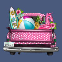 Summer Pink Truck Beach Vintage Hoodie | Teevron