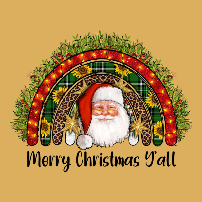 Merry Christmas Y'all Santa Rainbow Premium Hoodie by AdoDesignShop | Teevron