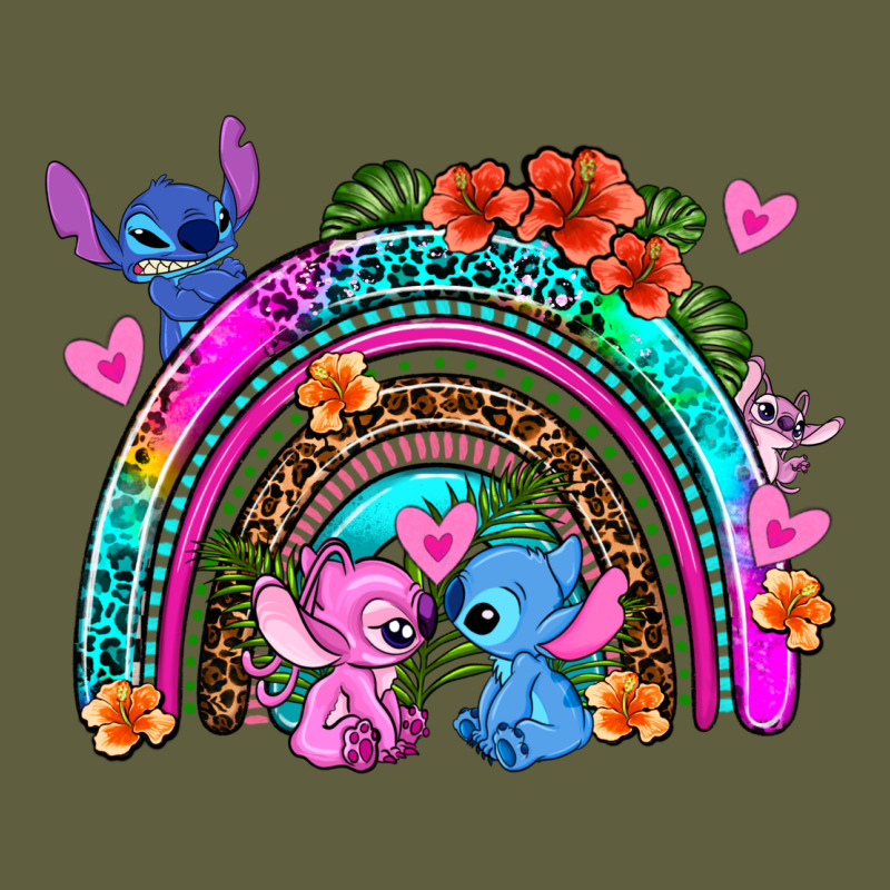 Stitch And Lilo Rainbow Vintage Tee by AdoDesignShop | Teevron