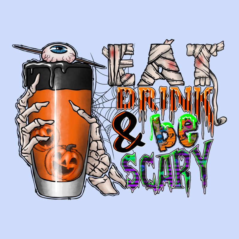 Eat Drink Be Scary Urban Heavy Tee by CowhideDigitalArt | Teevron