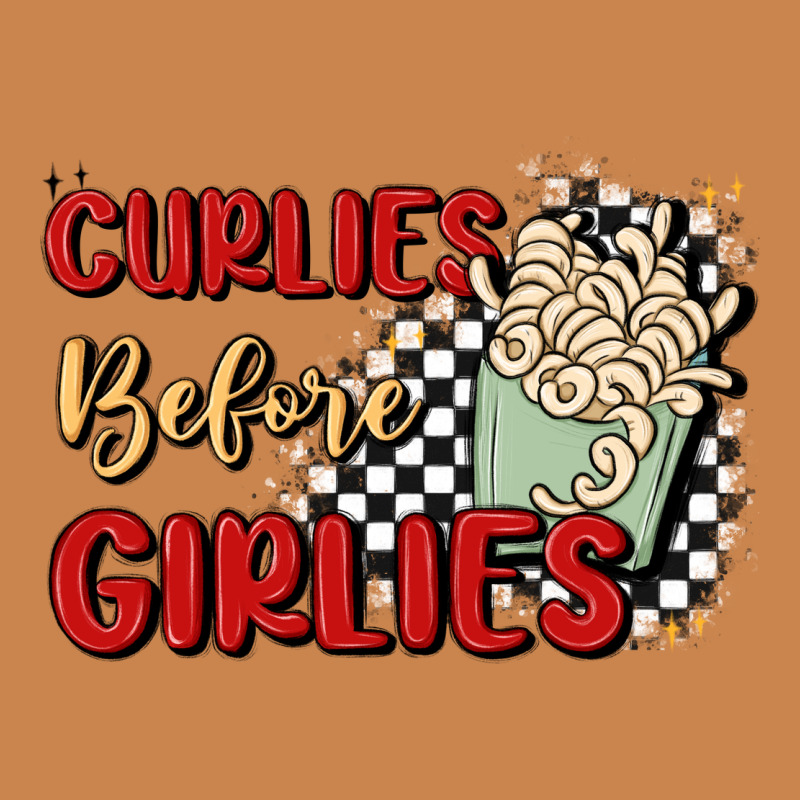 Curlies Before Girlies Heavyweight Hoodie by MaliasSmallBusiness | Teevron