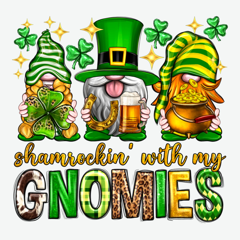 St. Patrick's Day Shamrockin' With My Gnomies Urban Heavy Tee by Neo Western | Teevron