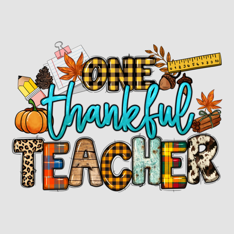 One Thankful Teacher Premium Sweatshirt by NancyCooperArtShop | Teevron