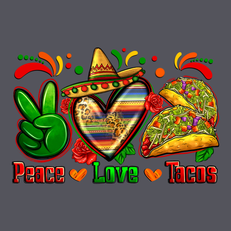Peace Love Tacos Vintage Hoodie by Zillion Design Studio | Teevron