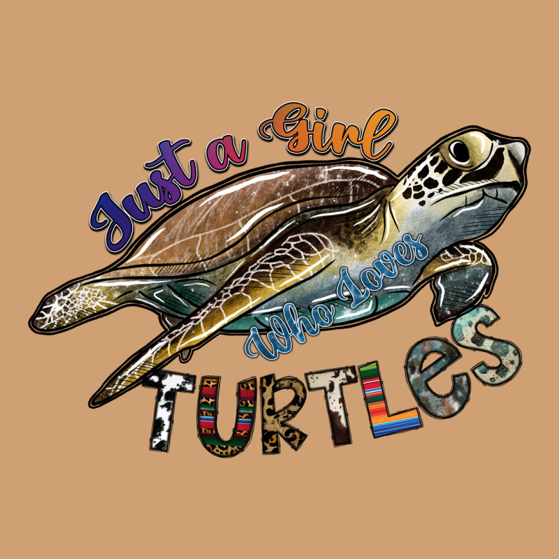 Just A Girl Who Loves Turtles Vintage Tee by SublimationCraftShop | Teevron