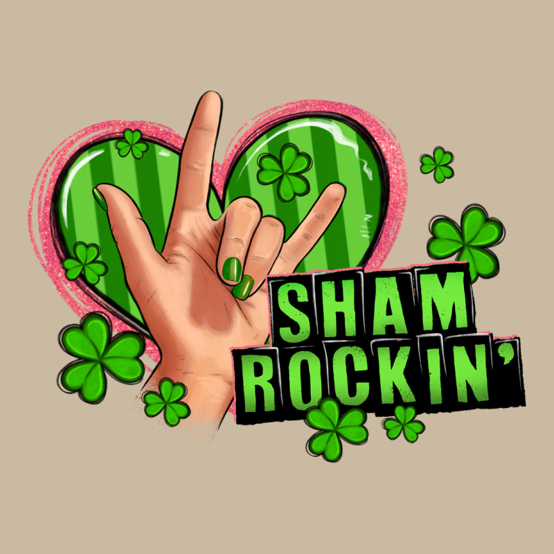 Shamrockin' Rock N Roll Female Hand Long Sleeve Tee by Artiststas | Teevron