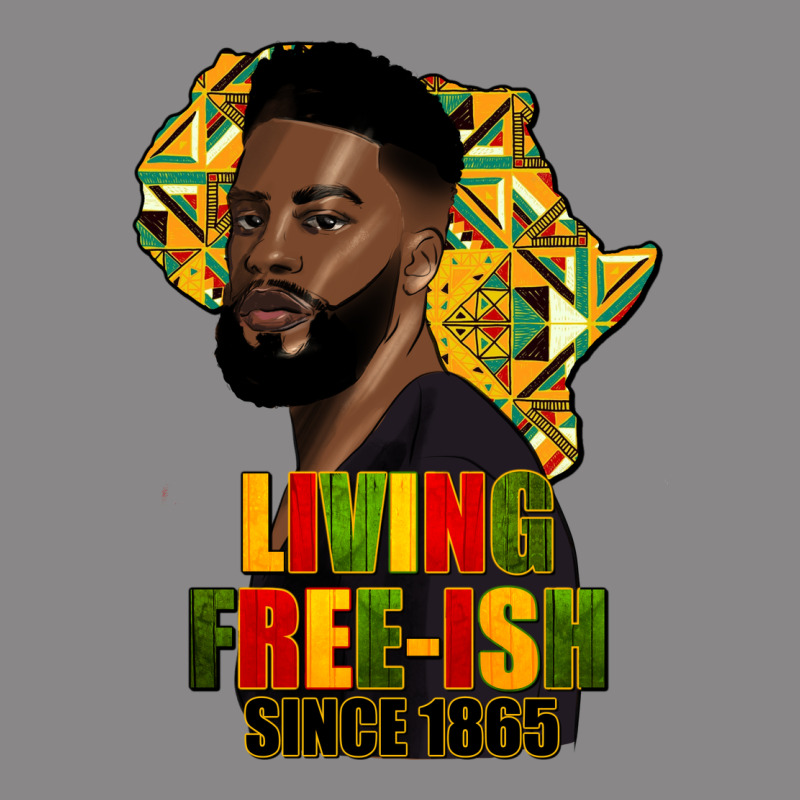 Juneteenth Living Freeish Since 1865 Vintage Tee by HRA Design Shop | Teevron