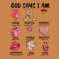 God Says I Am Valentine's Day Heavyweight Hoodie | Teevron