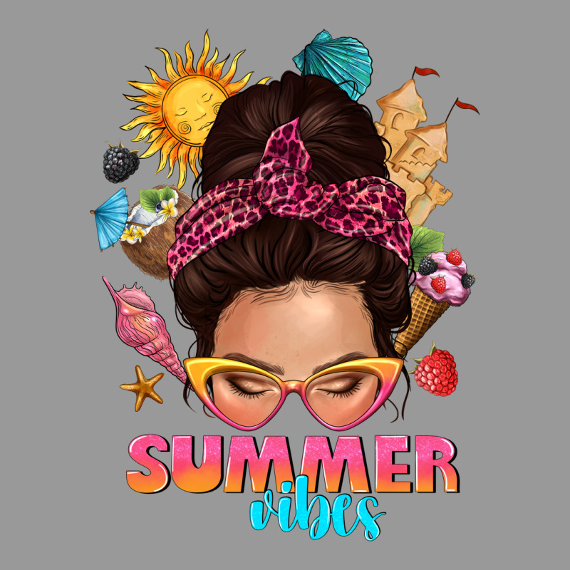 Summer Vibes Messy Bun Tbw Vintage Hoodie by texasbilliewilder | Teevron