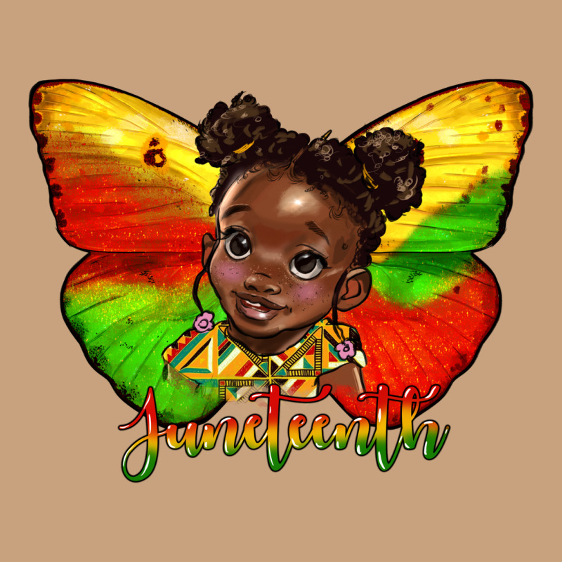Juneteenth Butterfly Black Girl Vintage Tee by HRA Design Shop | Teevron