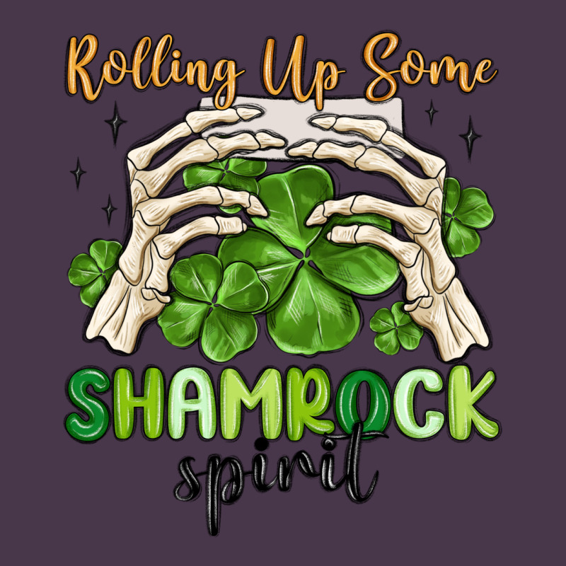 Rolling Up Some Shamrock Spirit Heavyweight Hoodie by MaliasSmallBusiness | Teevron