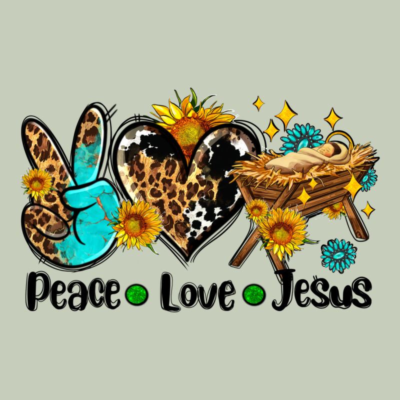 Peace Love Jesus Ladies Tee by AdoDesignShop | Teevron
