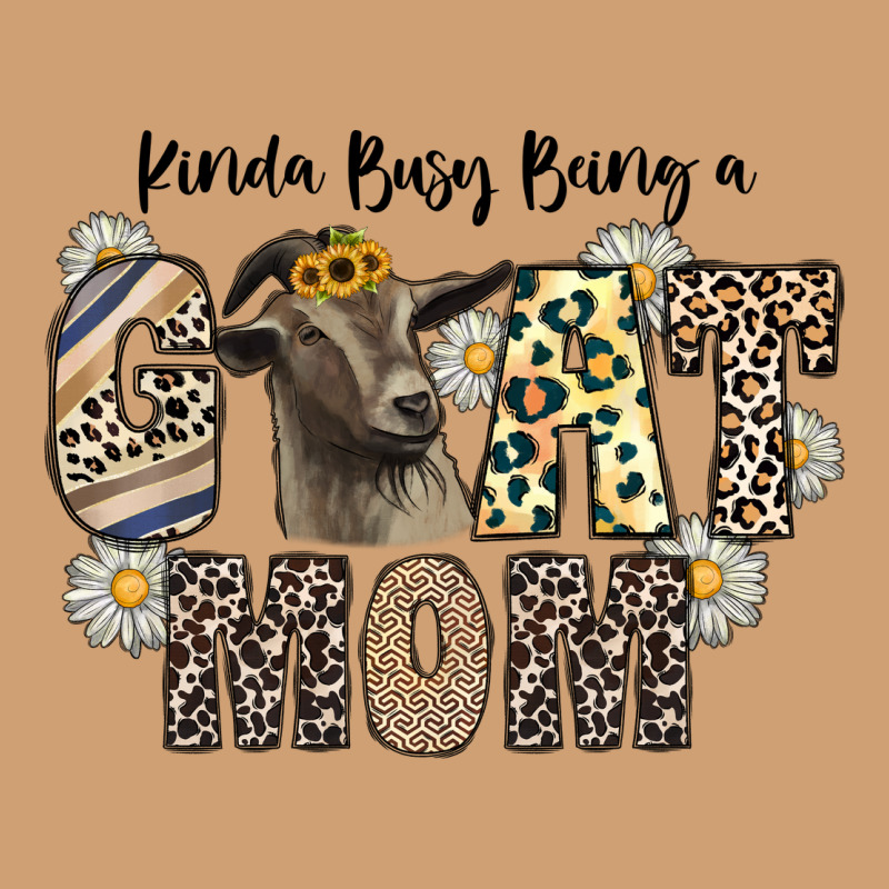 Kinda Busy Being A Goat Mom Vintage Tee by CowhideDigitalArt | Teevron