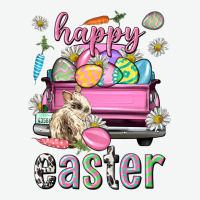 Bunny Happy Easter Truck Easter Day Urban Heavy Tee | Teevron