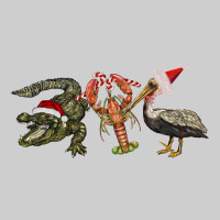 Christmas Alligator Pelican Crawfish Premium Tee | Teevron