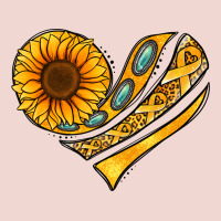 Childhood Cancer Awareness Heart Premium Sweatshirt | Teevron