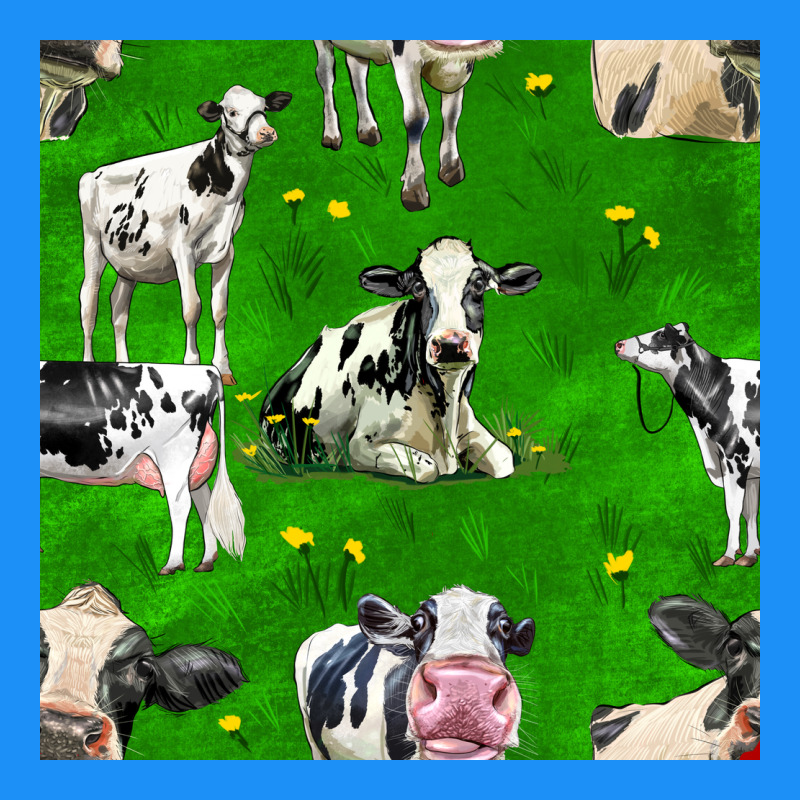 Holstein Cows Seamless Pattern Classic Tee by BundleAndBundleShop | Teevron