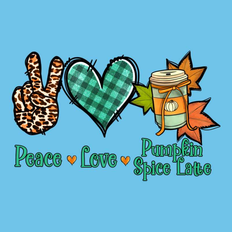 Peace Love Pumpkin Spice Latte Premium Sweatshirt by NancyCooperArtShop | Teevron