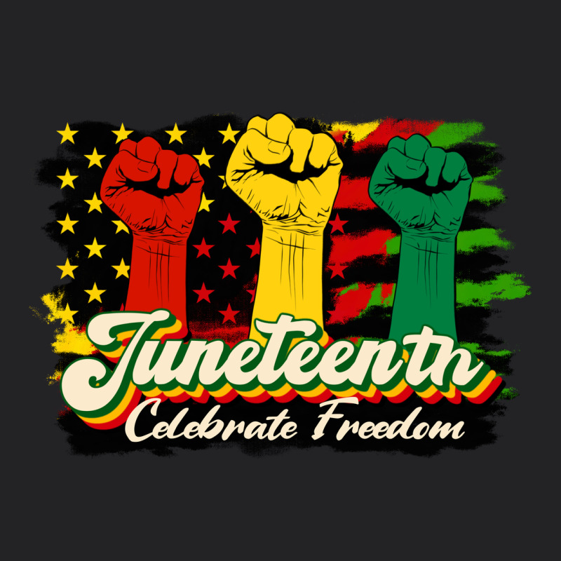 Juneteenth Celebrate Freedom Vintage Tee by HRA Design Shop | Teevron