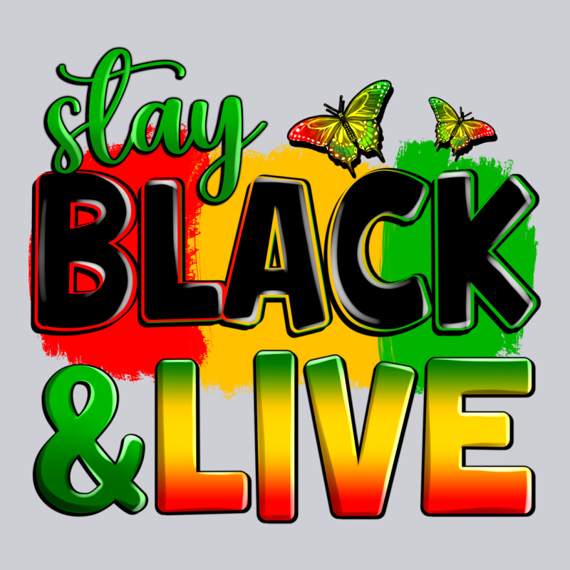 Stay Black And Live Heavyweight Sweatshirt by Zillion Design Studio | Teevron