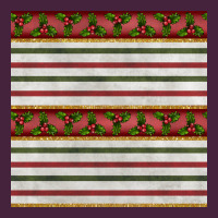 Christmas Mistletoe And Stripes Seamless Pattern Classic Tee | Teevron
