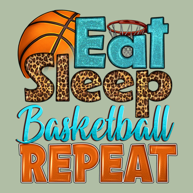Eat Sleep Basketball Repeat Urban Heavy Tee by HRA Design Shop | Teevron