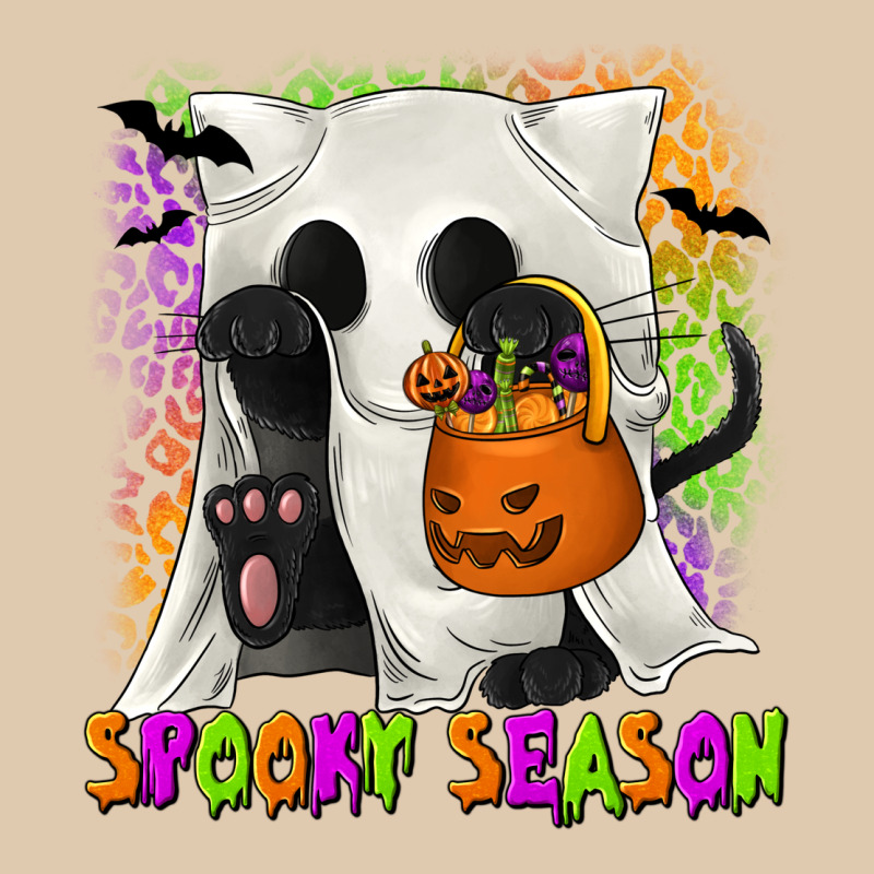 Spooky Season Ghost Cat Heavyweight Sweatshirt by texasbilliewilder | Teevron