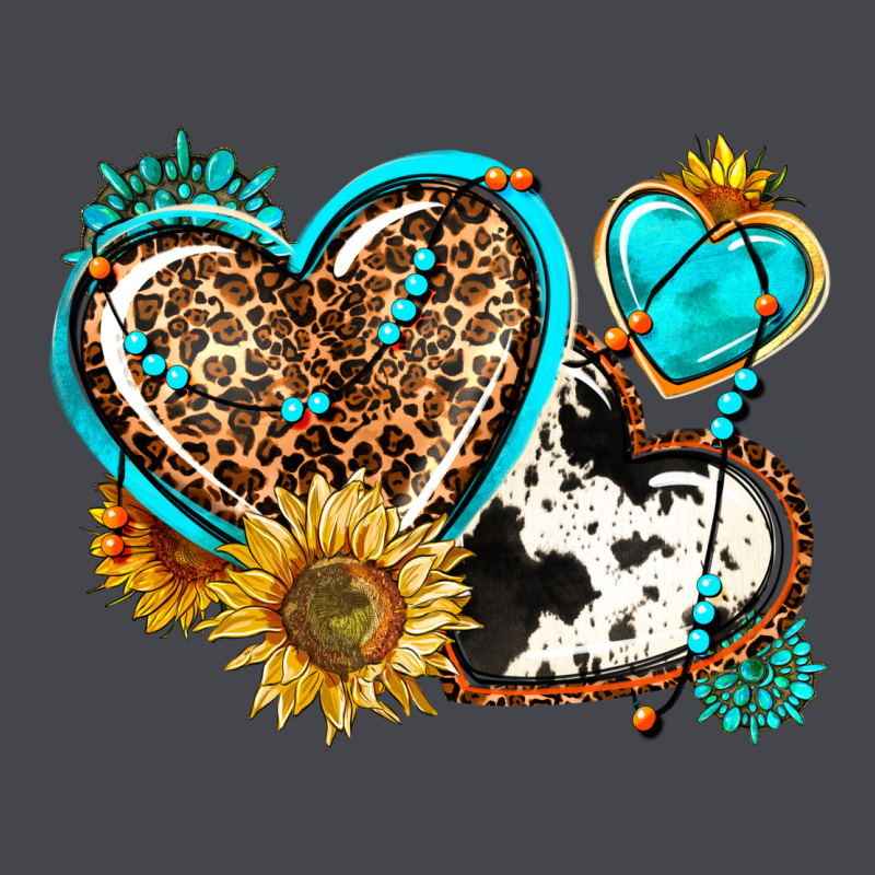 Western Leopard Pride  Hearts Long Sleeve Tee by AdoDesignShop | Teevron