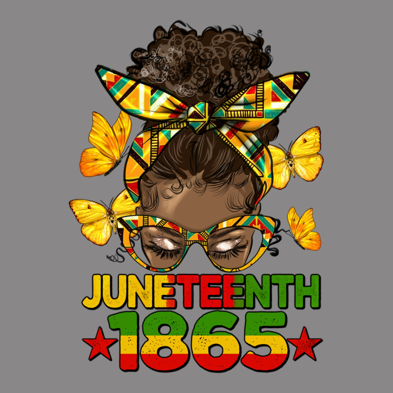 Juneteenth 1865 Afro Bun Vintage Tee by HRA Design Shop | Teevron