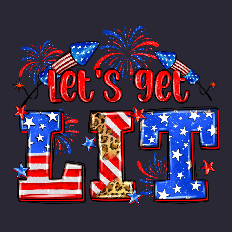 Let's Get Lit 4th Of July Vintage Tee by Neo Western | Teevron