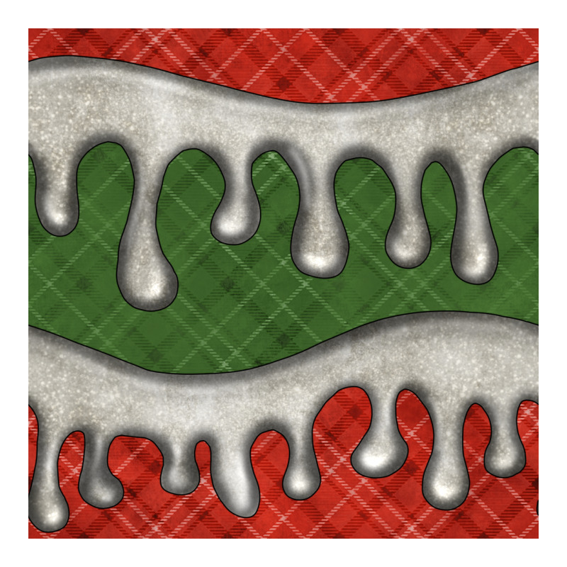 Christmas Plaid And White Glitter Snow Seamless Pattern Classic Tee by BundleAndBundleShop | Teevron