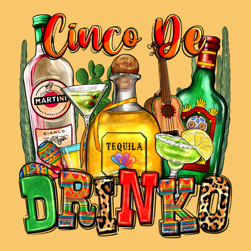 Cinco De Drinko Vintage Hoodie by Zillion Design Studio | Teevron