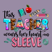 This Teacher Wears Her Heart On Sleeve Classic Tee | Teevron