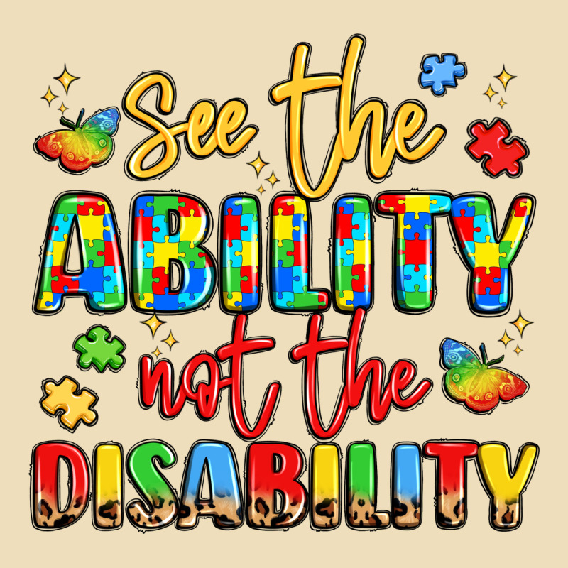 See The Ability Not The Disability Premium Hoodie by LillyAllenDesigns | Teevron