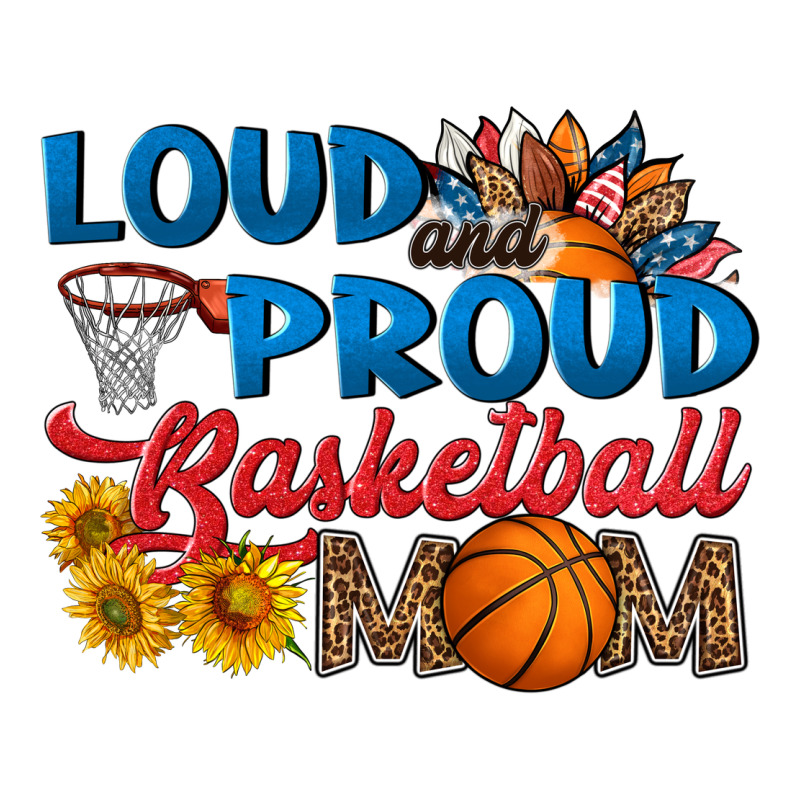 Loud And Proud Basketball Mom Urban Heavy Tee by HRA Design Shop | Teevron