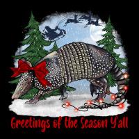 Greetings Of The Season Y'all With Armadillo Premium Tee | Teevron