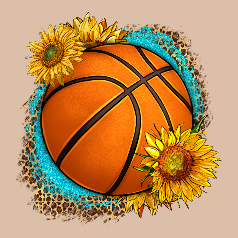 Western Basketball With Sunflower Urban Heavy Tee by HRA Design Shop | Teevron