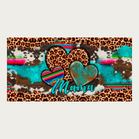 Hearts Mama License Plate Zipper Hoodie | Teevron