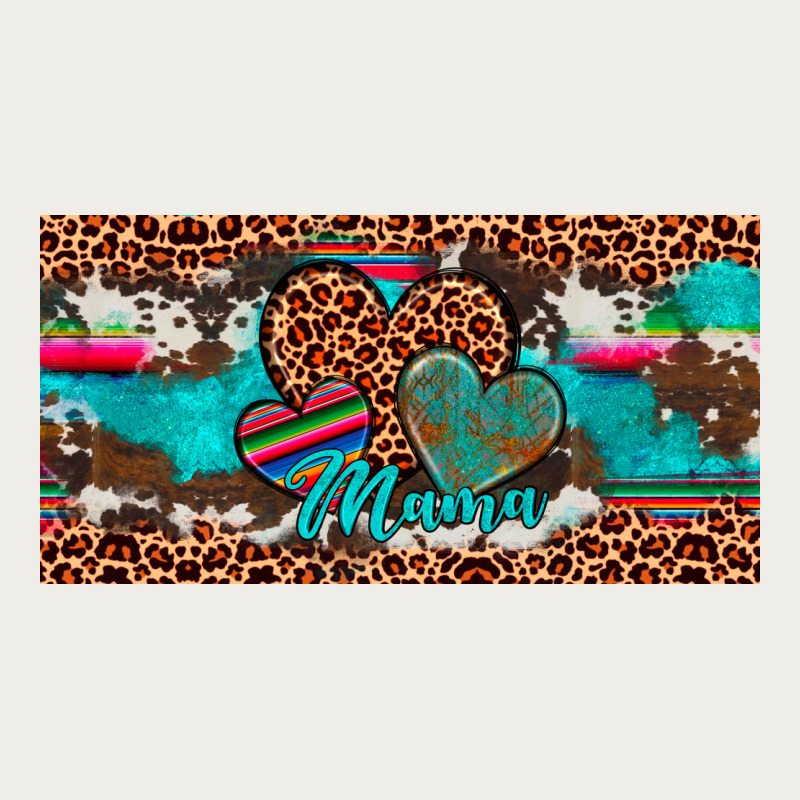 Hearts Mama License Plate Zipper Hoodie by Artiststas | Teevron