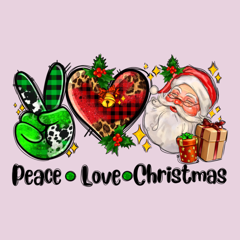 Peace Love  Christmas Ladies Tee by AdoDesignShop | Teevron