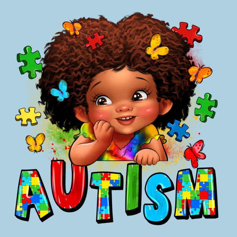 Autism Afro Girl Premium Hoodie by LillyAllenDesigns | Teevron