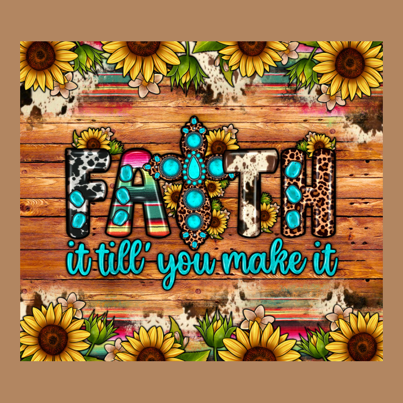 Faith It Till You Make It Long Sleeve Tee by JahusDesignShop | Teevron