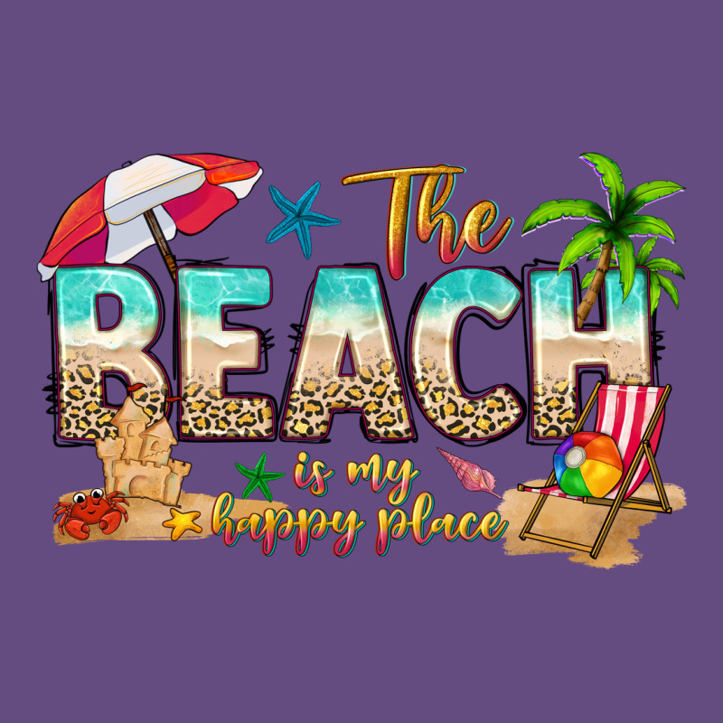 The Beach Is My Happy Place Vintage Hoodie by texasbilliewilder | Teevron