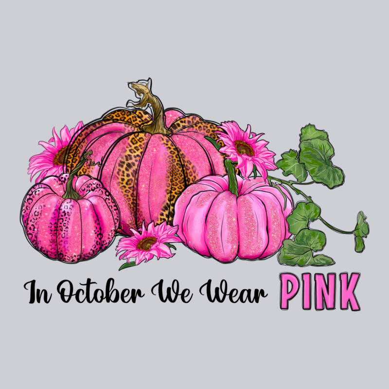 In October We Wear Pink Pumpkin And Sunflowers Heavyweight Sweatshirt by RanaPortraitStore | Teevron
