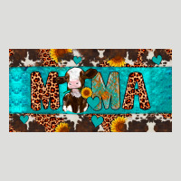 Mama Holstein Cow License Plate Zipper Hoodie | Teevron