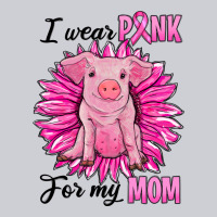 I Wear Pink For My Mom Pig Heavyweight Sweatshirt | Teevron