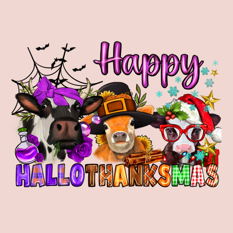Happy Hallothanksmas Cows  Nancy Premium Sweatshirt by NancyCooperArtShop | Teevron